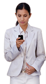 Businesswoman with Smartphone